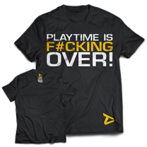 Dedicated Nutrition "Playtime Is Over" Tee