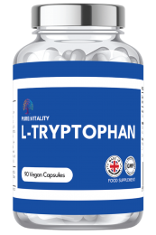 Pure:Vitality L-Tryptophan | 220mg | 90 Vegan Capsules