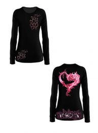 #41 Rich Piana Women's Passion Burn Out (Long Sleeve)